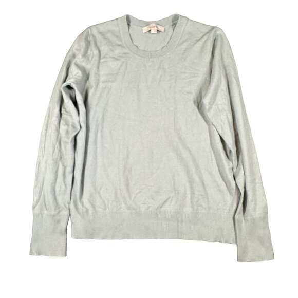 LOFT Womens Medium Mint Green Round‎ Neck Super Soft Pullover Sweater - Picture 1 of 6